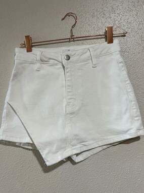 Windsor Denim White Asymmetrical Skort - Size Small